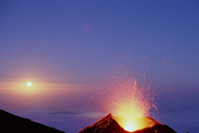 火山爆发