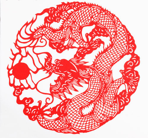 红色的龙