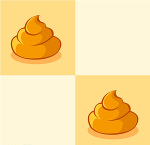 踩大便
