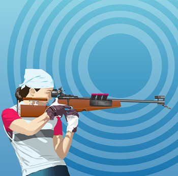被射击